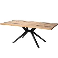 Design-Esstisch mit Baumkanten - Slavidra