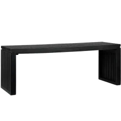 Design-Garderobenbank in Schwarz - Andarina
