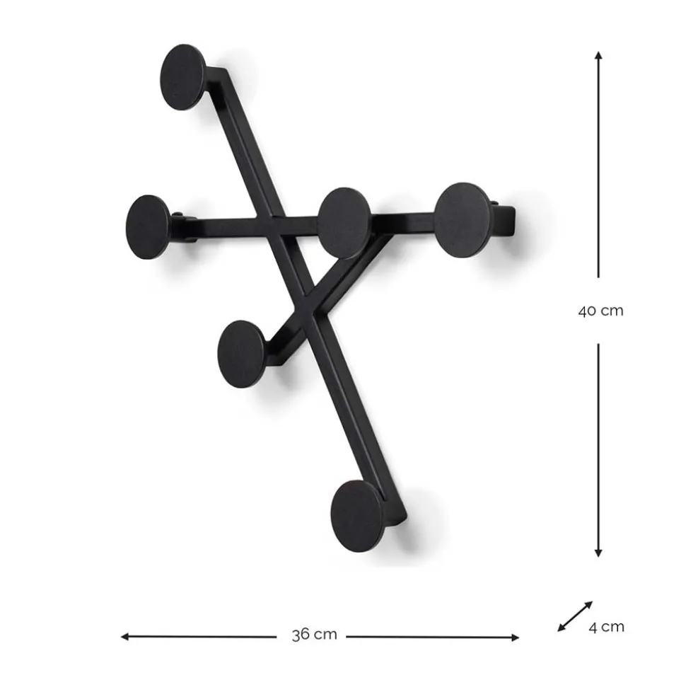 Design-Hängegarderobe aus Stahl - Wetrano