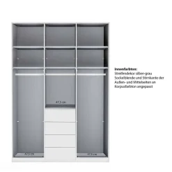 Design-Kleiderschrank mit vier Schubladen - Korcula