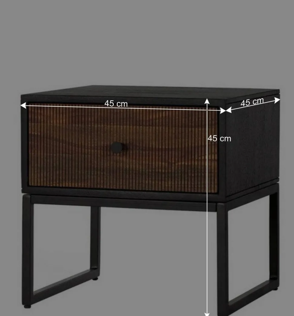 Design-Nachtkommode aus Palisander und Mangoholz - Ondarroa