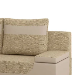 Design-Schlafcouch in Beige Material Mix - Andiamo