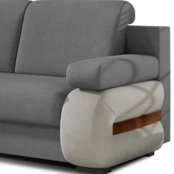 Design-Schlafsofa in Grau und Hellgrau - Blascina