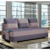 Design-Schlafsofa in Mauve und Altrosa - Mamboria