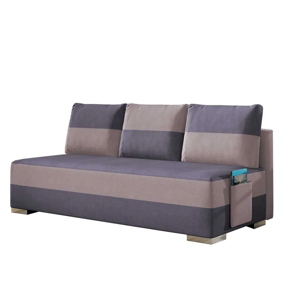 Design-Schlafsofa in Mauve und Altrosa - Mamboria