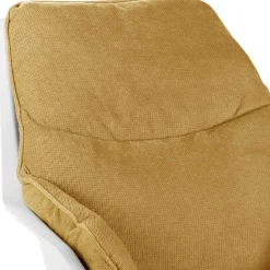 Designsessel in Gelb und Weiß - Navarra (2er Set)