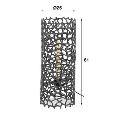 Design-Stehlampe in drei Höhen - Stecma