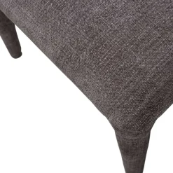 Designstühle in Dunkelbraun Stoff - Mestecan (2er Set)