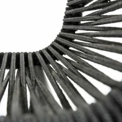 Designstuhl aus Kordel & Stahl - Loeesa (2er Set)