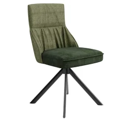 Designstuhl in Grün Material Mix - Hollabrunn (2er Set)