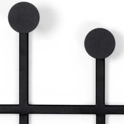 Design-Wandgarderobe aus Stahl - Finalys