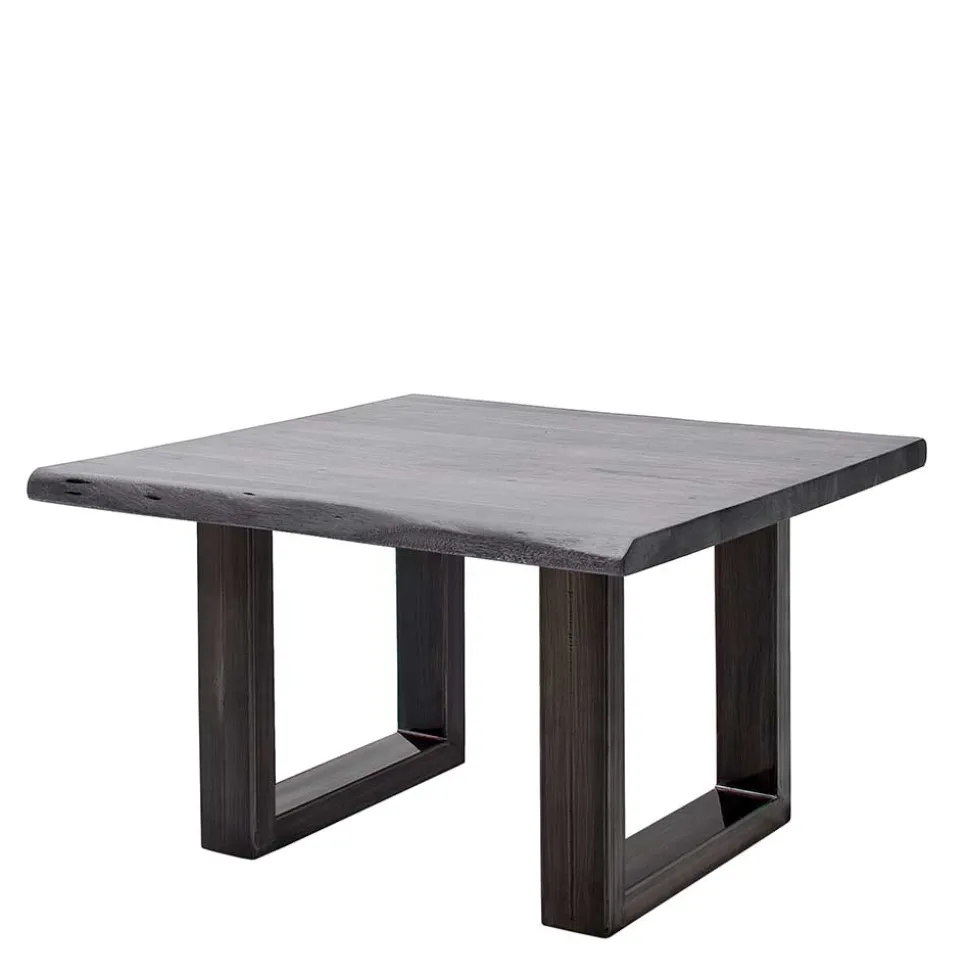 Design-Wohnzimmertisch mit grauer Holzplatte - Flaciona