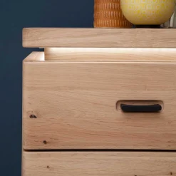 Dielen Einrichtung in Eiche Bianco - Arkadiuz (fünfteilig)