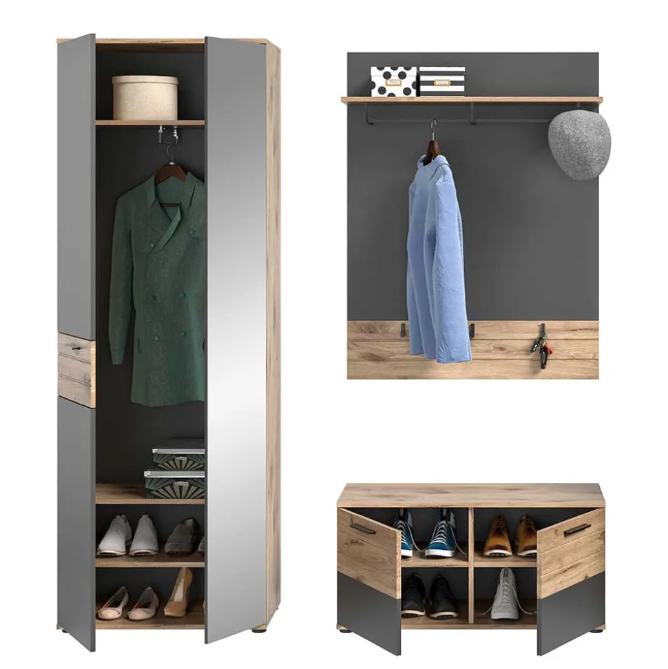 Dielen Einrichtung Möbel Kombination - Catamaron (dreiteilig)