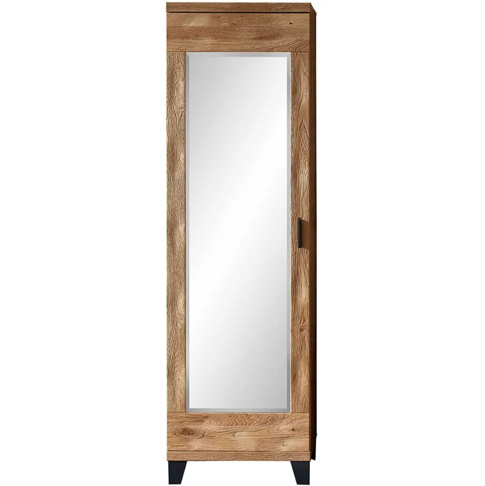 Dielen Garderobenschrank mit Spiegel - Elprisca