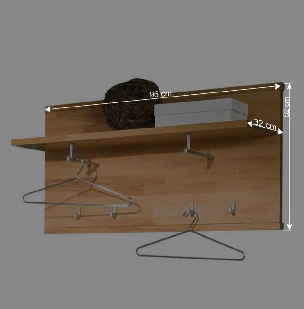 Dielen Set Wislama aus Kernbuche Massivholz (fünfteilig)