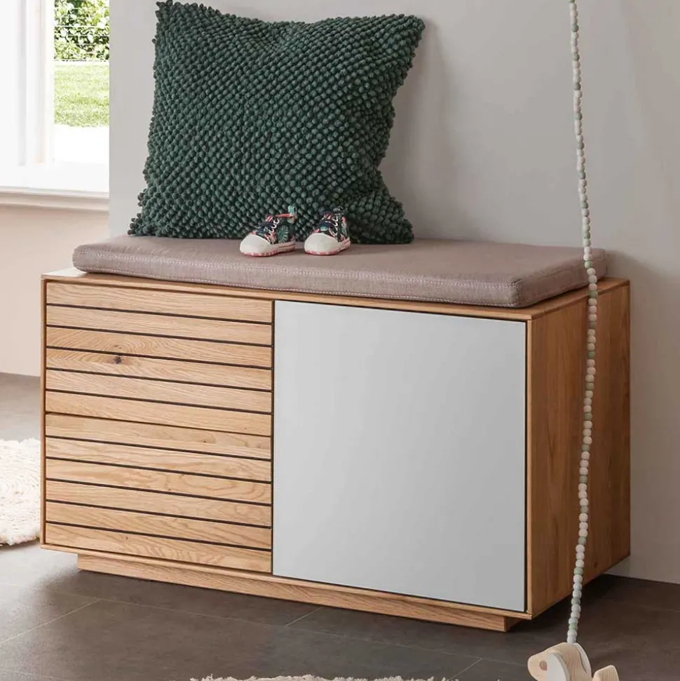 Dielenbank aus Asteiche Massivholz - Zonga