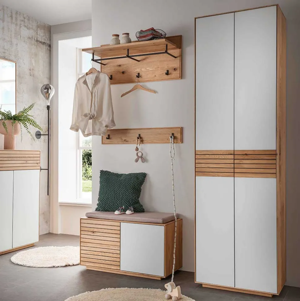 Dielenbank aus Asteiche Massivholz - Zonga