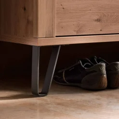 Dielenbank in Wildeiche Optik - Carry