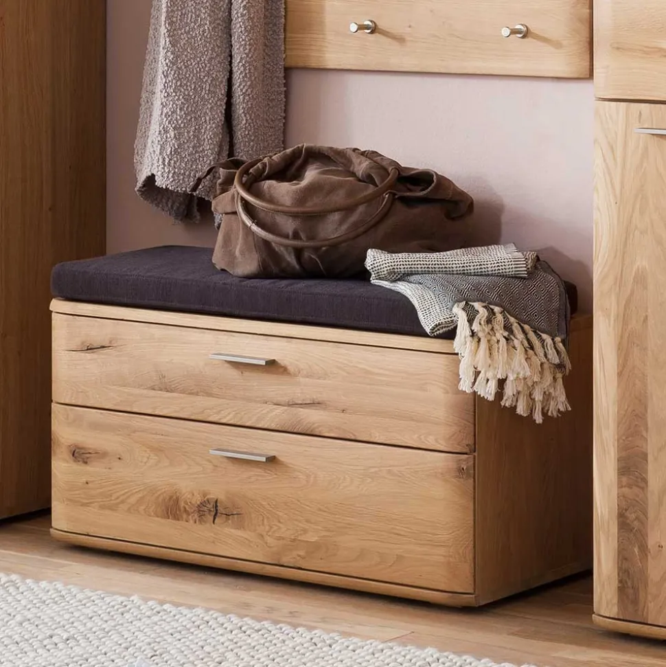 Dielenbank mit zwei Schubladen - Mabasa