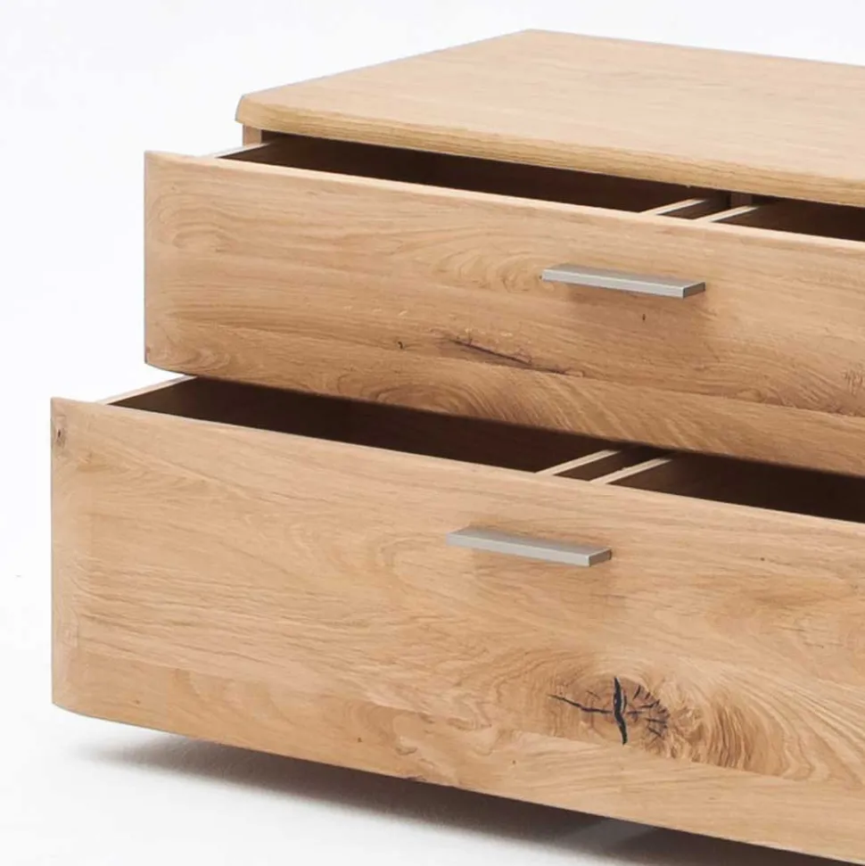 Dielenbank mit zwei Schubladen - Mabasa