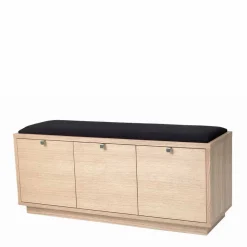 Dielenbank Vaxos mit Eiche Furnier