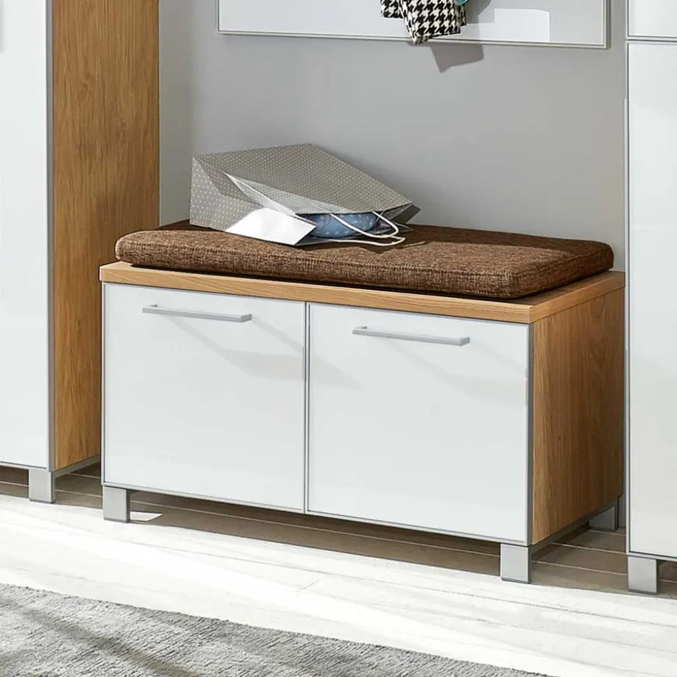 Dielenbank Wynoca mit Weißglas