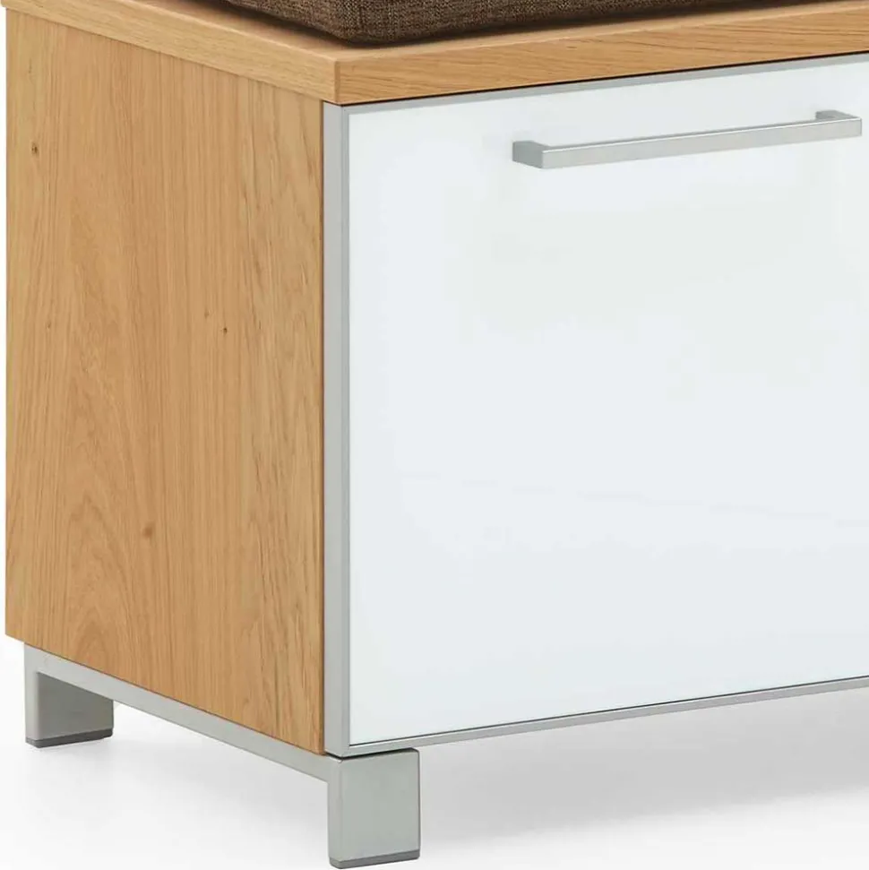 Dielenbank Wynoca mit Weißglas