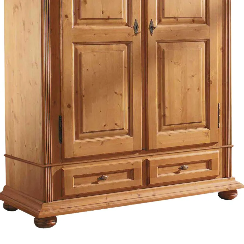 Dielenkleiderschrank Terezza aus Fichte massiv