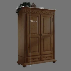 Dielenkleiderschrank Terezza aus Fichte massiv