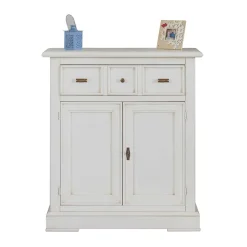 Dielenkommode in Antikweiß - Annot