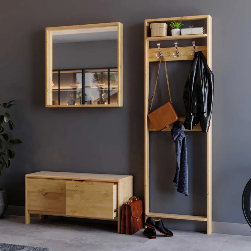 Dielenmöbel Garderobe Möbelset - Etvina (dreiteilig)