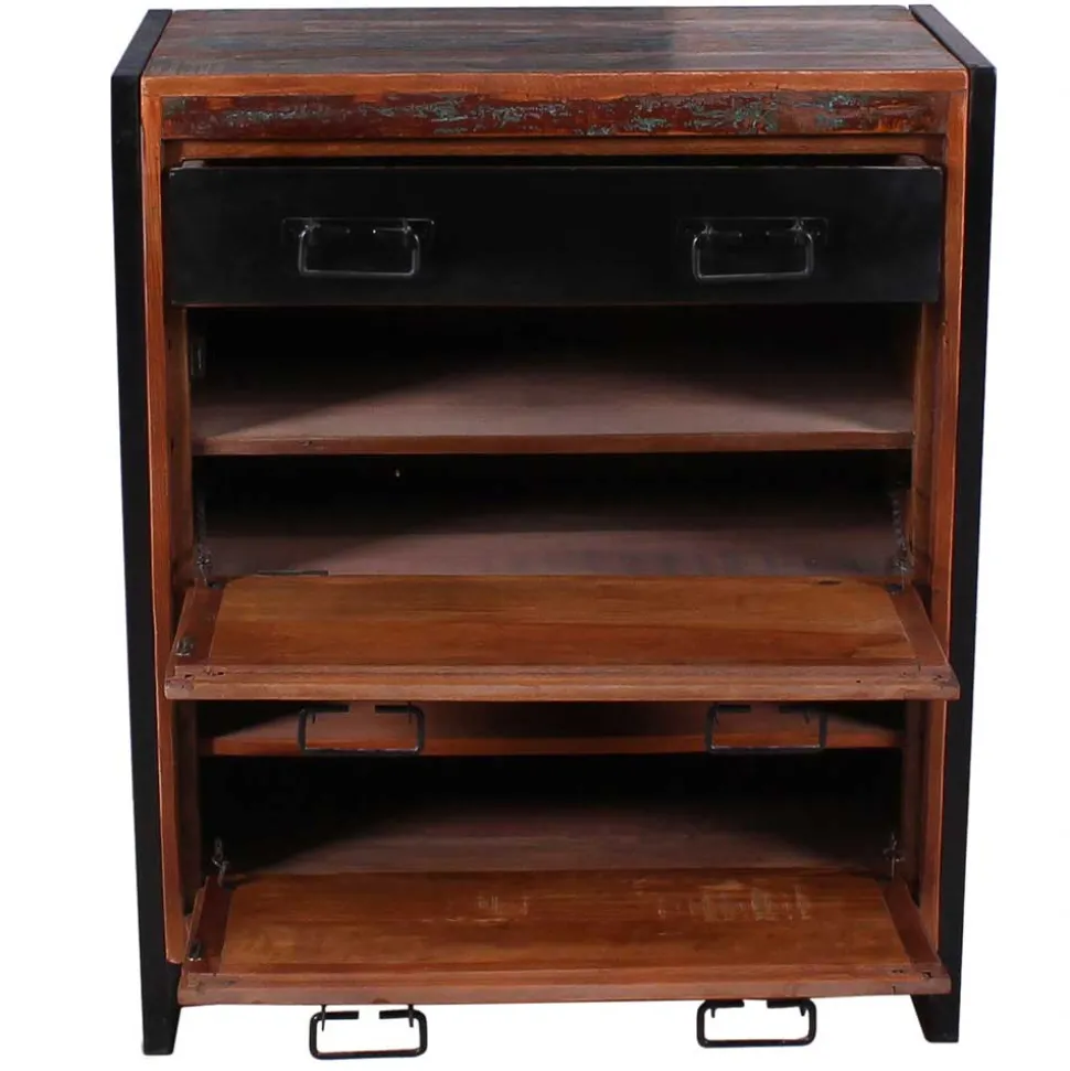 Dielenmöbel im Shabby Chic Set - Ensley (fünfteilig)