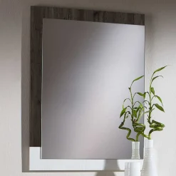 Dielenmöbel in Weiß & Schwarzgrau - Lysandro (zweiteilig)