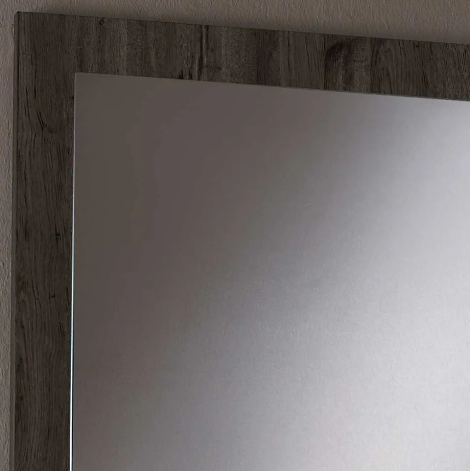 Dielenmöbel in Weiß & Schwarzgrau - Lysandro (zweiteilig)