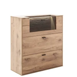 Dielenmöbel Kombination in Wildeiche - Vapposia (vierteilig)