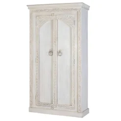 Dielenschrank in Mangoholz White Wash - Intiatos