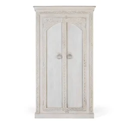 Dielenschrank in Mangoholz White Wash - Intiatos