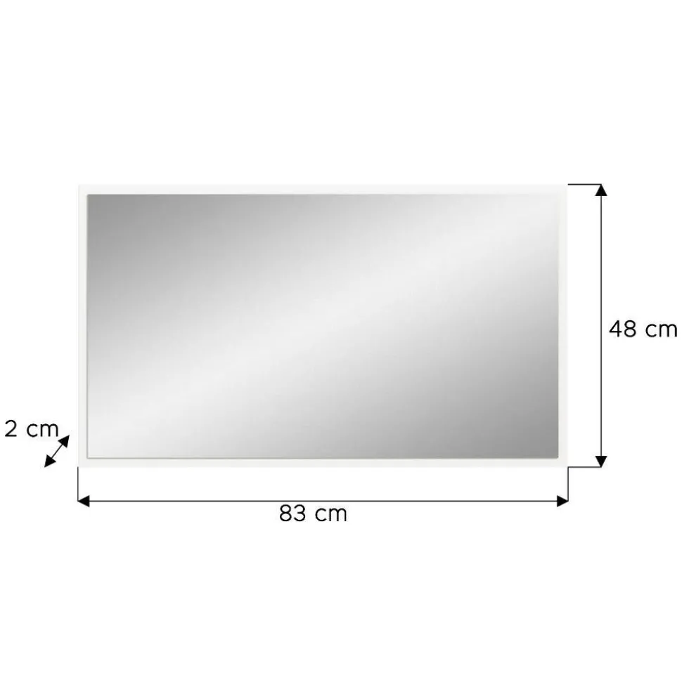Dielenspiegel in Weiß - Davos