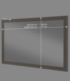 Dielenspiegel Srocca in Taupe