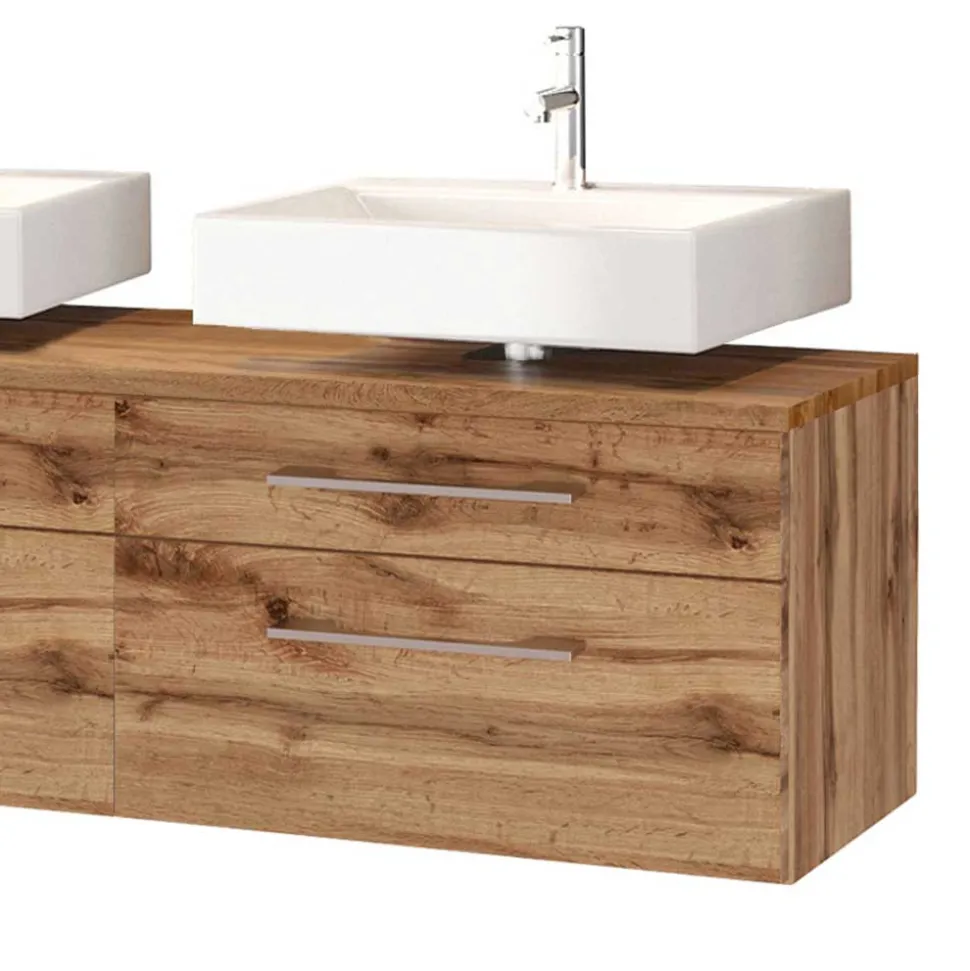 Doppel Unterbeckenschrank Set - Userina (dreiteilig)