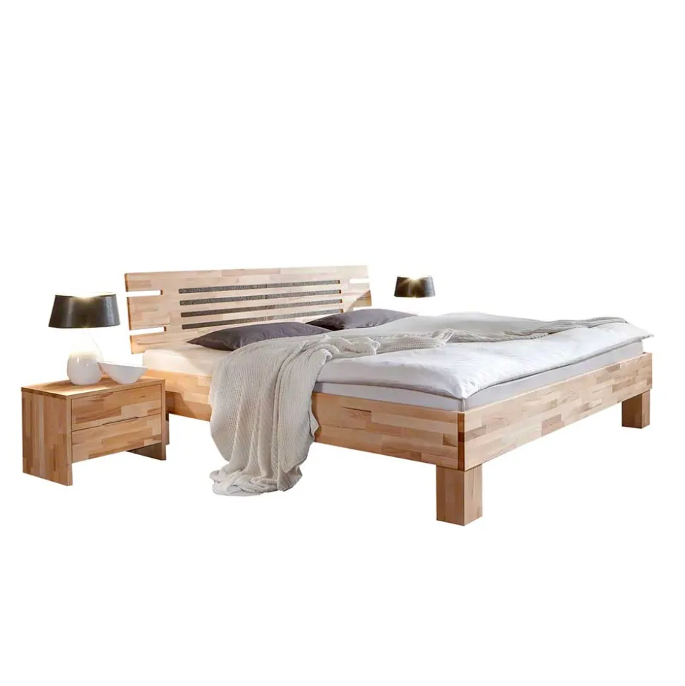 Doppelbett Kombi Zeremonia mit zwei Nachtkommoden (dreiteilig)