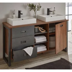 Doppelwaschtisch mit zwei Aufsatzwaschbecken - Forawas