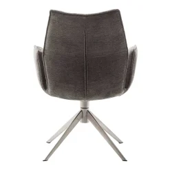 Drehbare Armlehnenstühle mit Taschenfederkern - Obanya (2er Set)