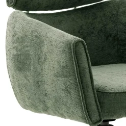 Drehbare Esszimmerstühle in Oliv Grün - Unkorian (2er Set)