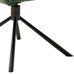 Drehbare Esszimmerstühle in Oliv Grün - Unkorian (2er Set)