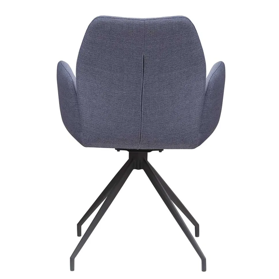 Drehbarer Armlehnenstuhl in Dunkelgrau - Bowies