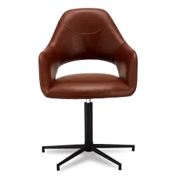 Drehbarer Armlehnenstuhl für Esstisch - Numento (2er Set)