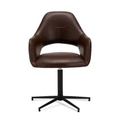 Drehbarer Esstisch Stuhl mit Armlehnen - Viper (2er Set)