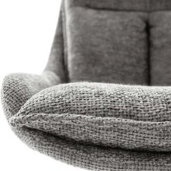 Drehbarer Esstisch-Stuhl in Anthrazit - Faviconda (2er Set)